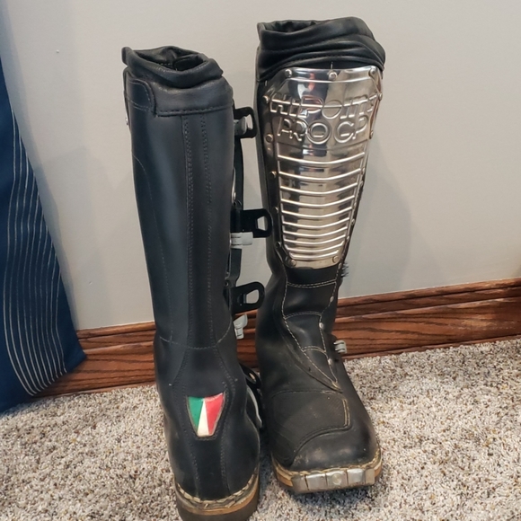 Vintage Hi Point Pro Gp Moto Boots 